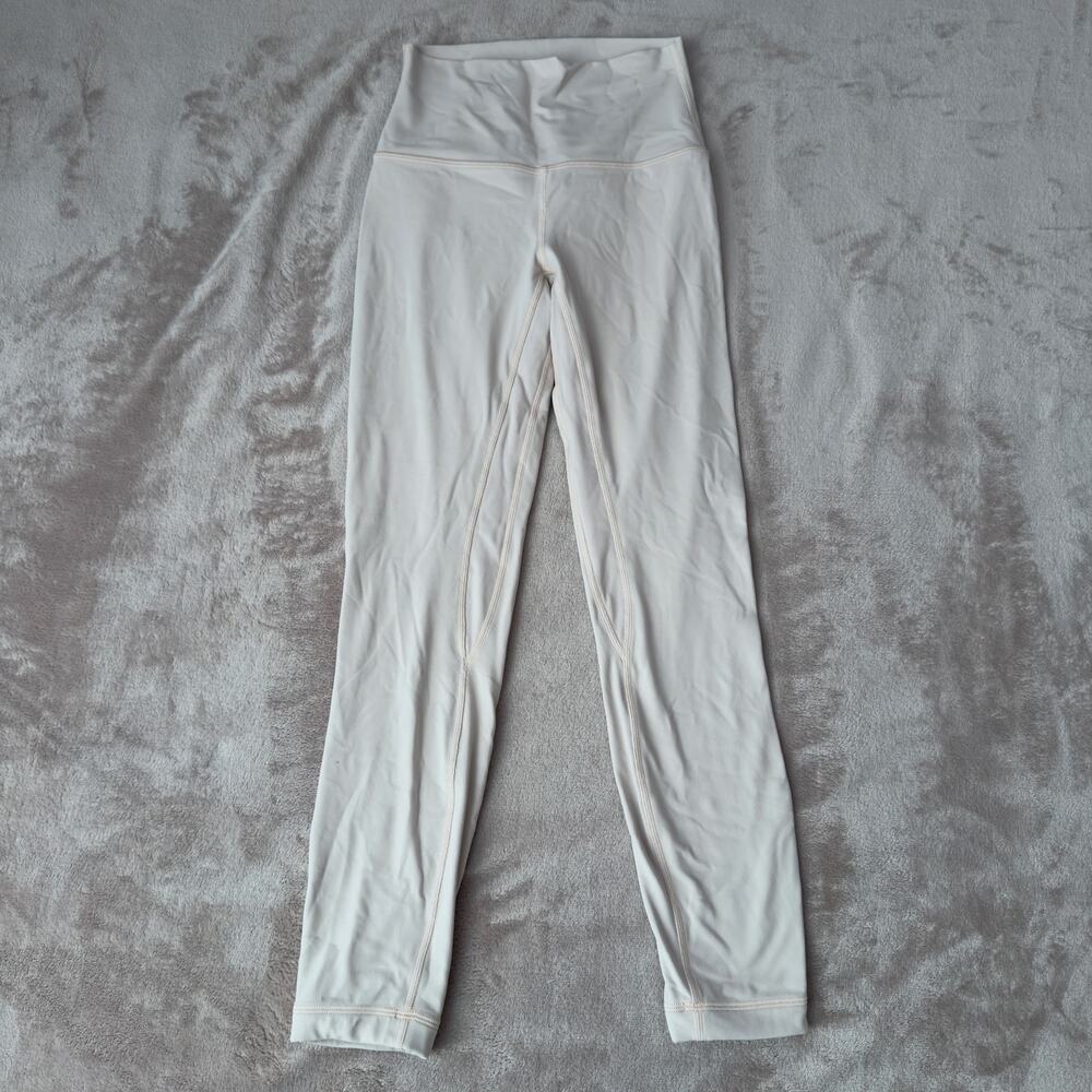 Lululemon Align Leggings Size 4 Cream Nude High Rise Yoga Pants